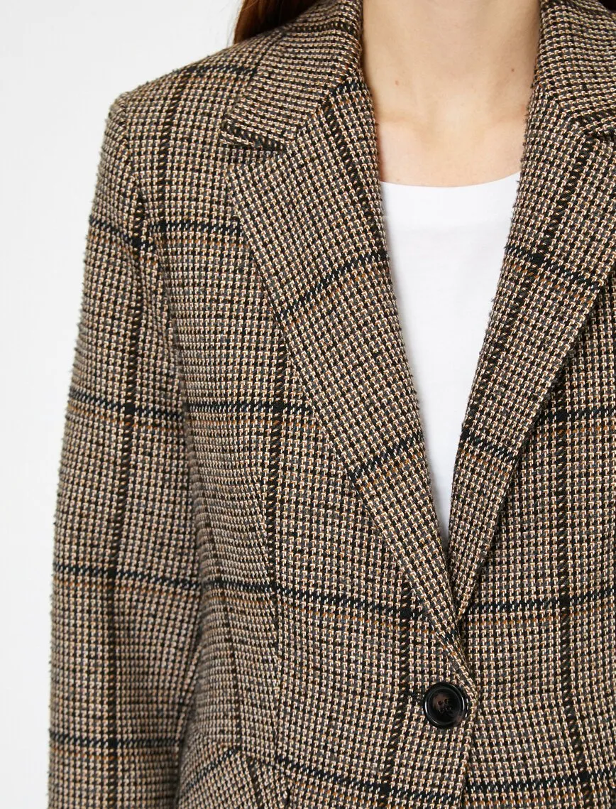 14969 Brown Check Jacket