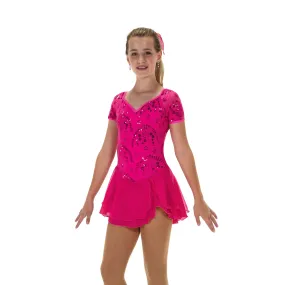 556 Figure Skating Arcs of Azalea Dress