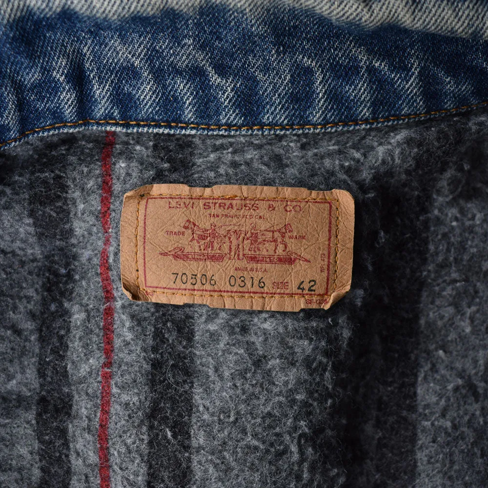 90’s Levi's 70506-0316 ブランケットライナー デニムジャケット USA製 230321