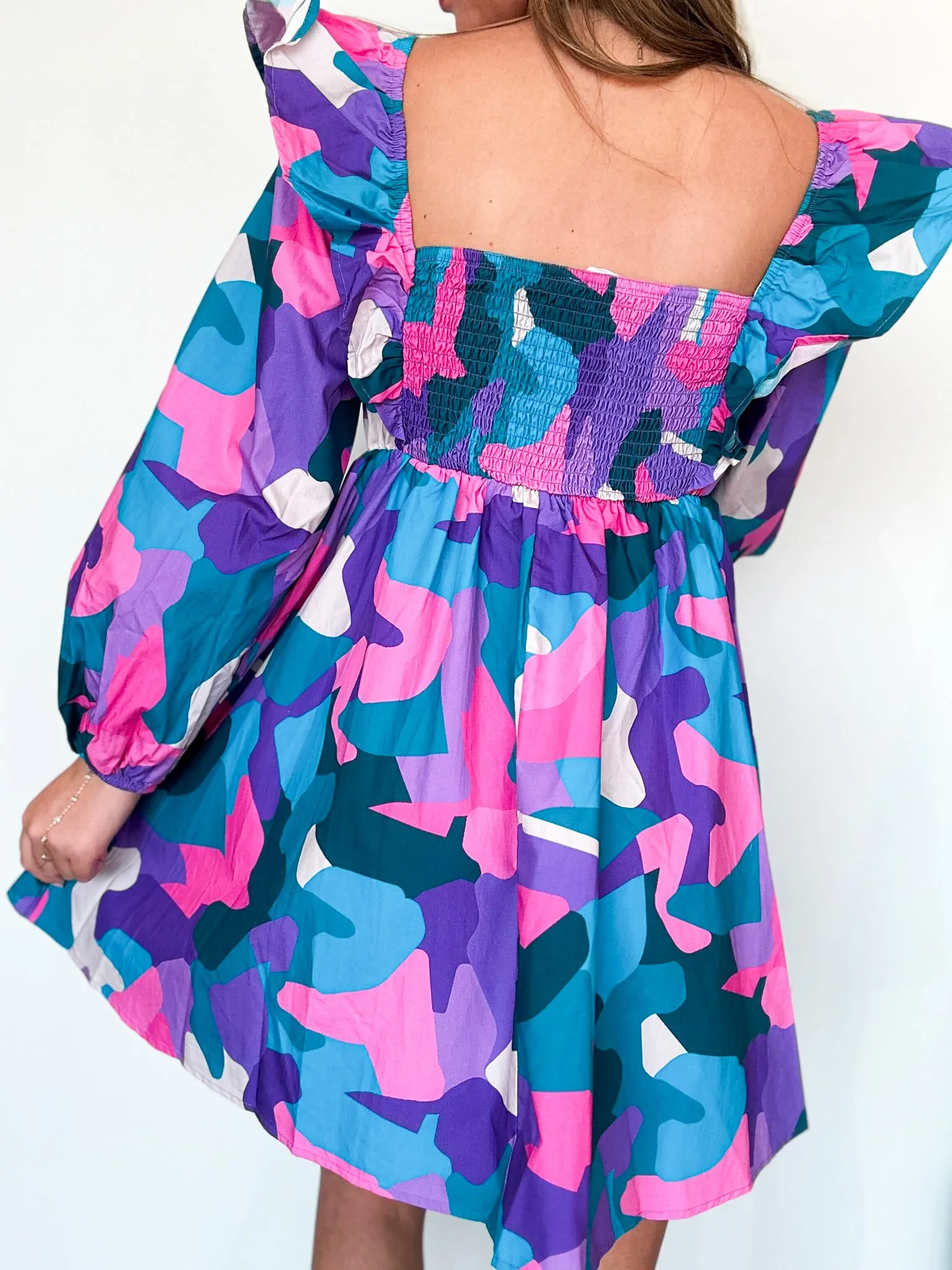 Abstract Glow Dress