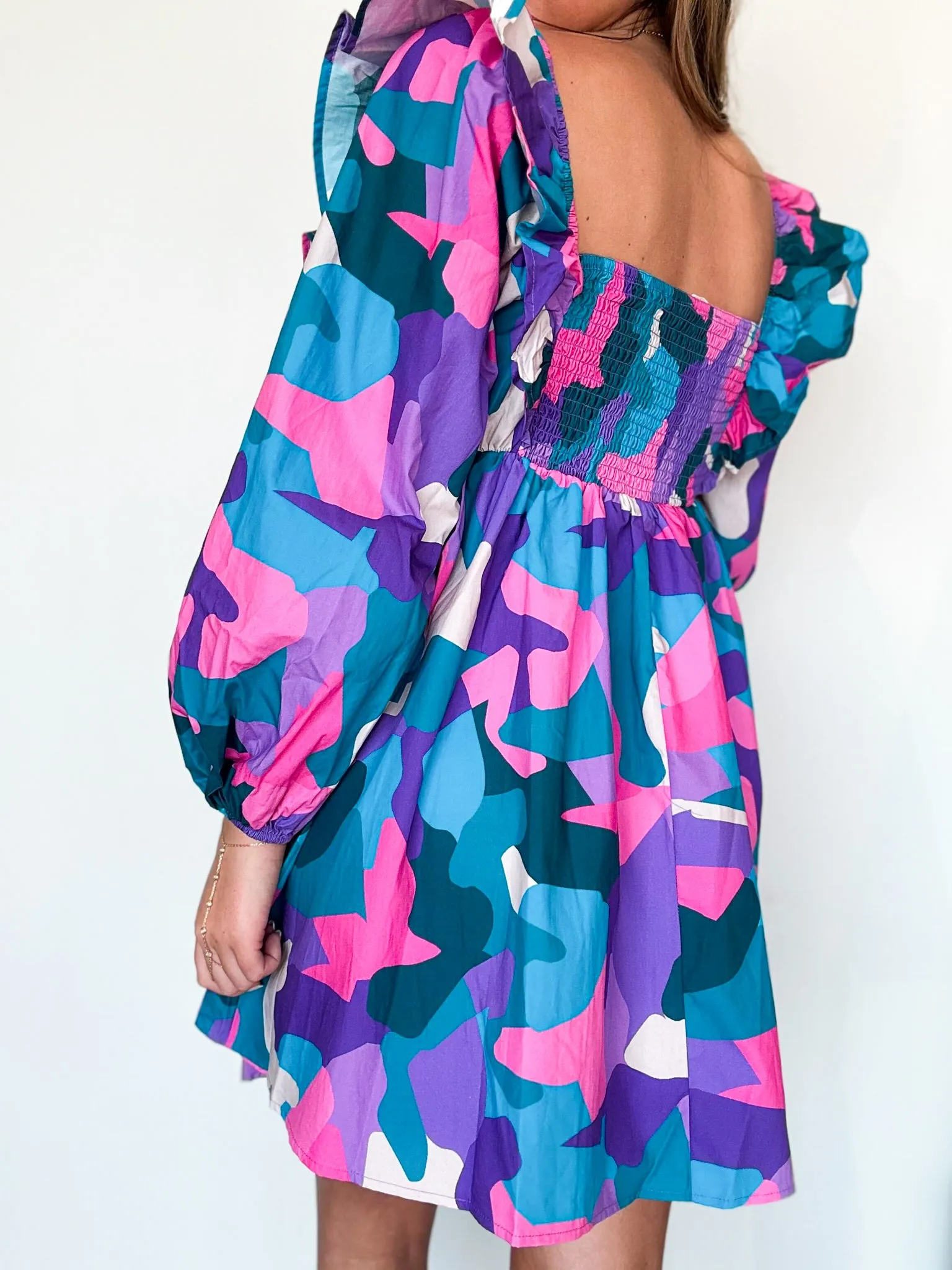 Abstract Glow Dress