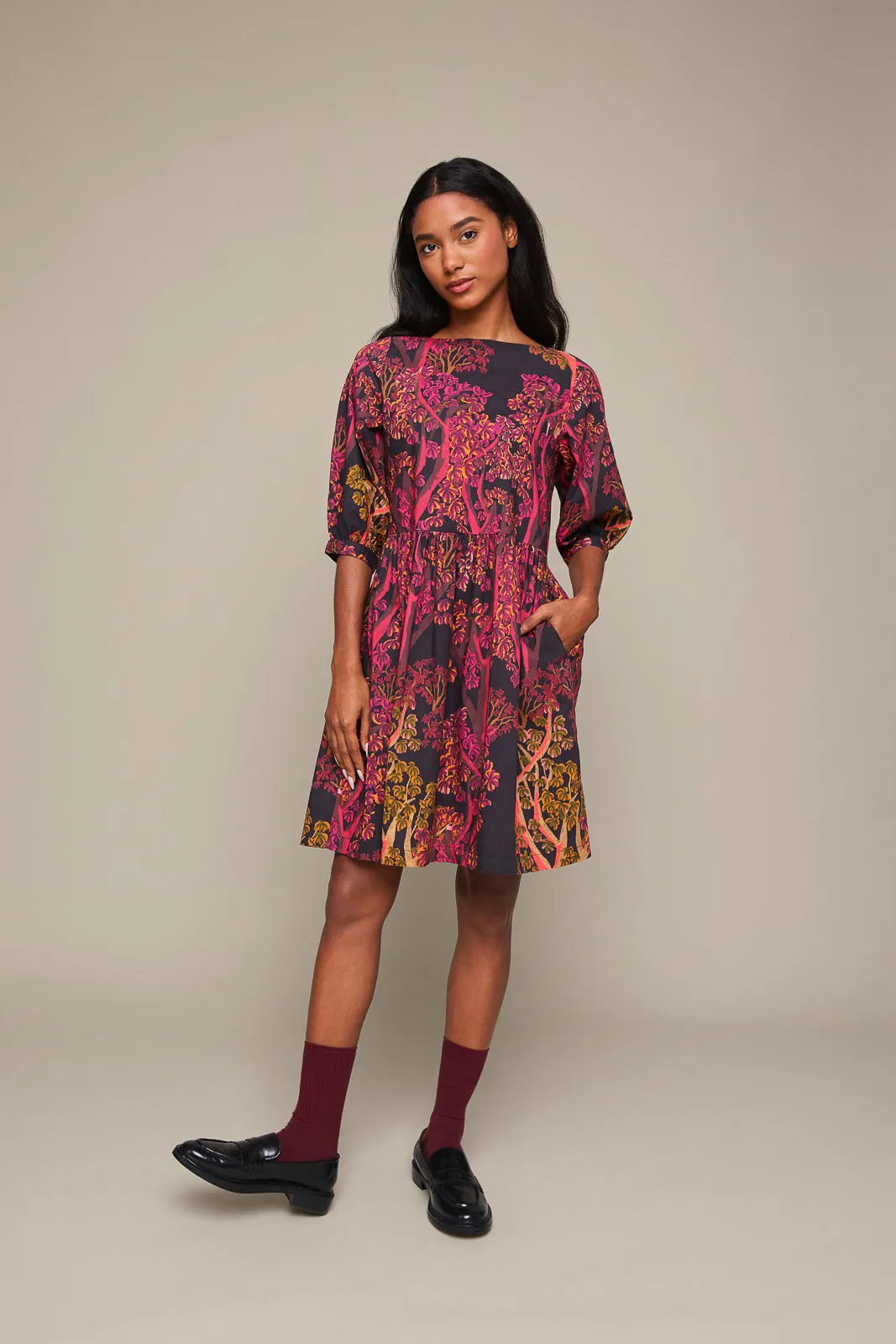 Adelaide Dress in Forest (Final Sale)