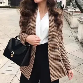 Alayá Blazer | Retro-Stil oversized Blazer für Damen