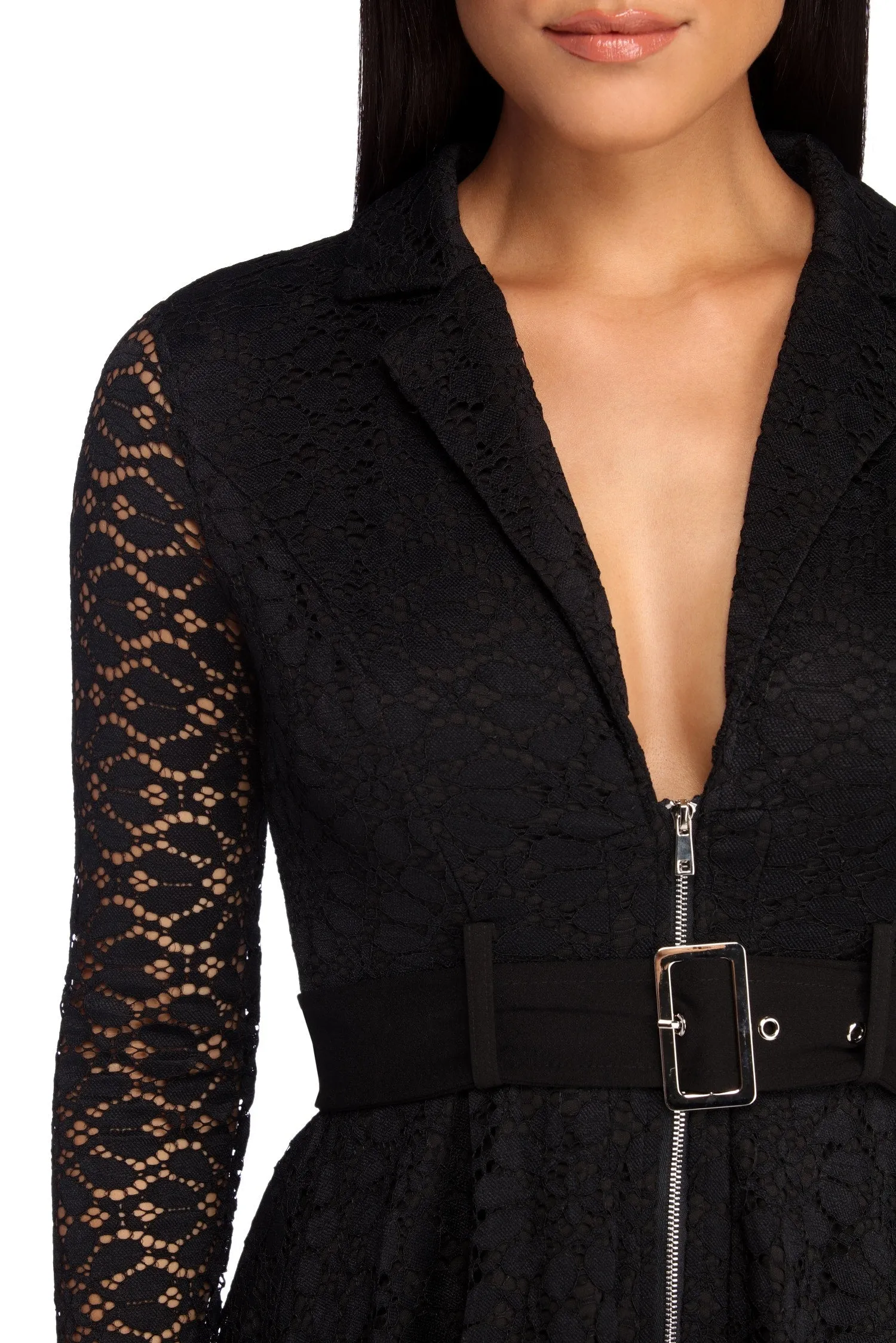 All Laced With Style Jacket Dress