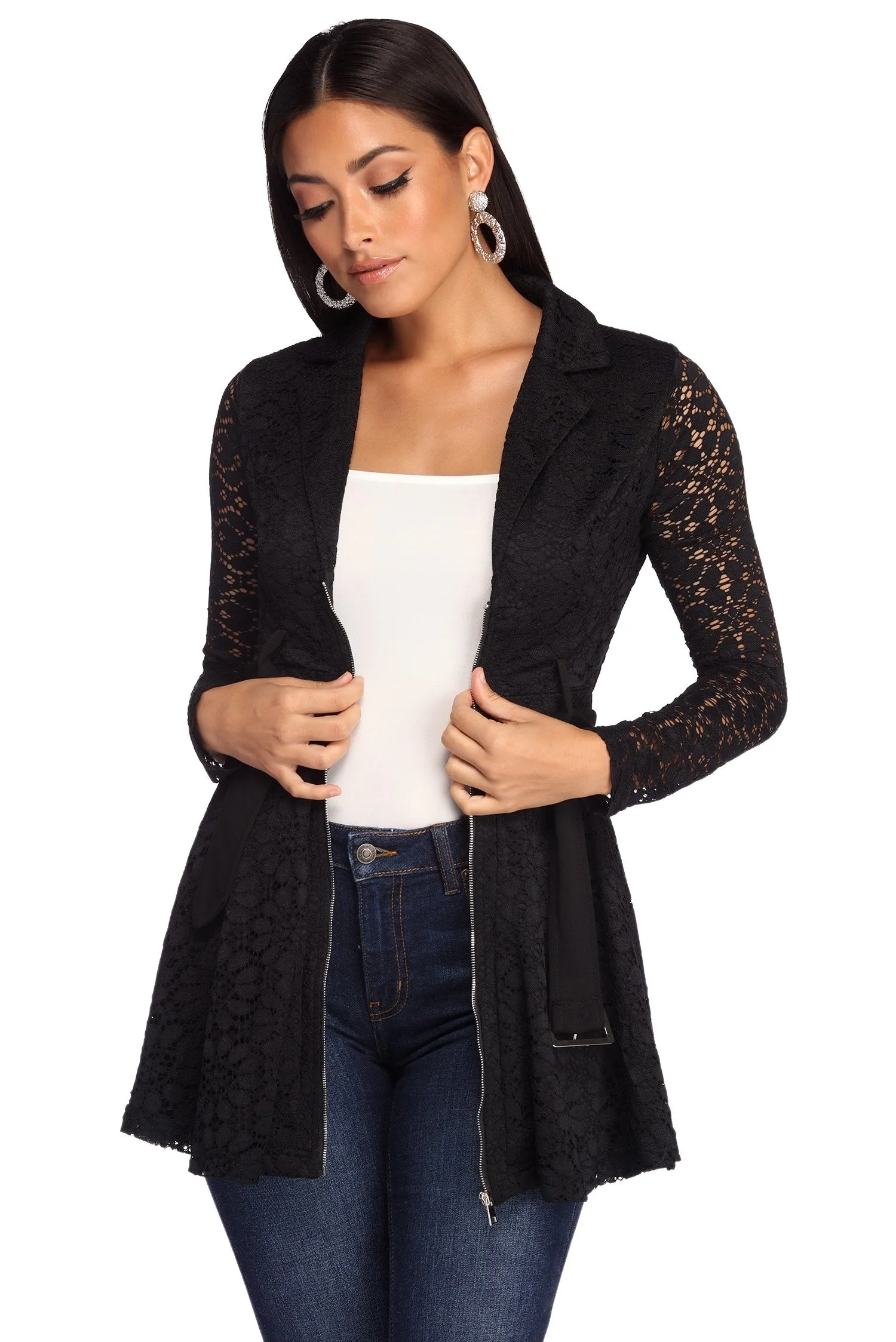 All Laced With Style Jacket Dress