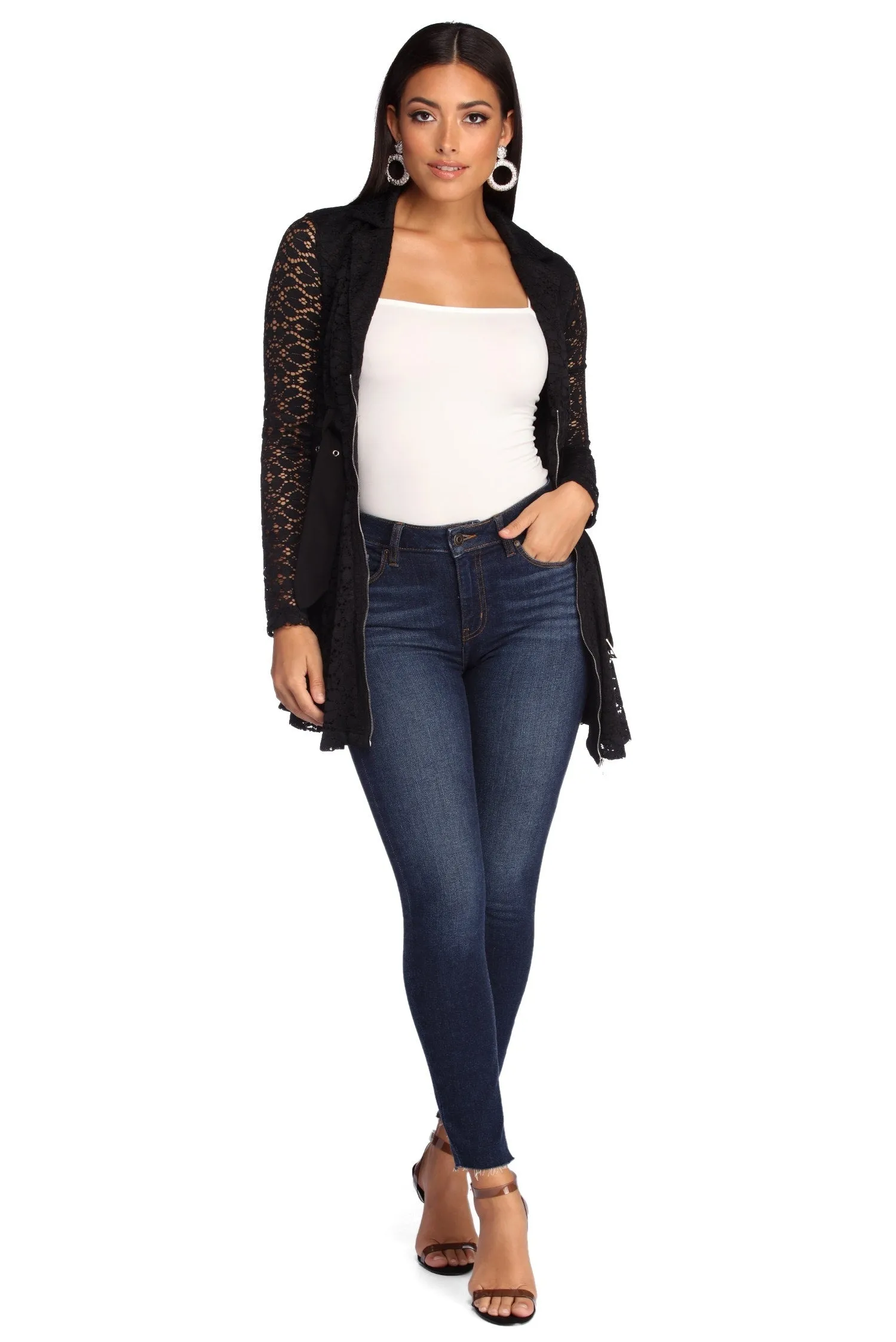 All Laced With Style Jacket Dress
