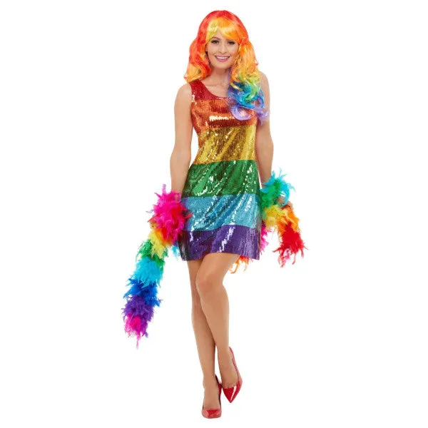 All That Glitters Rainbow Dress-Multi-Coloured