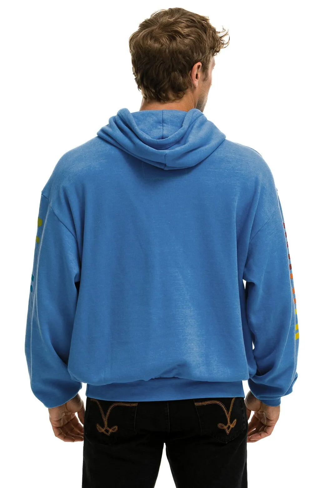 AVIATOR NATION LA JOLLA RELAXED PULLOVER HOODIE - COBALT