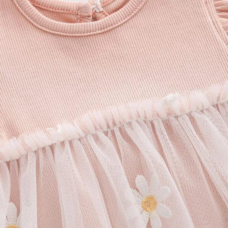 Baby/Toddler Girl's Cute Daisy Floral Dress (2 colors)