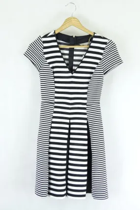 Banana Republic Black And White Dress Petite S