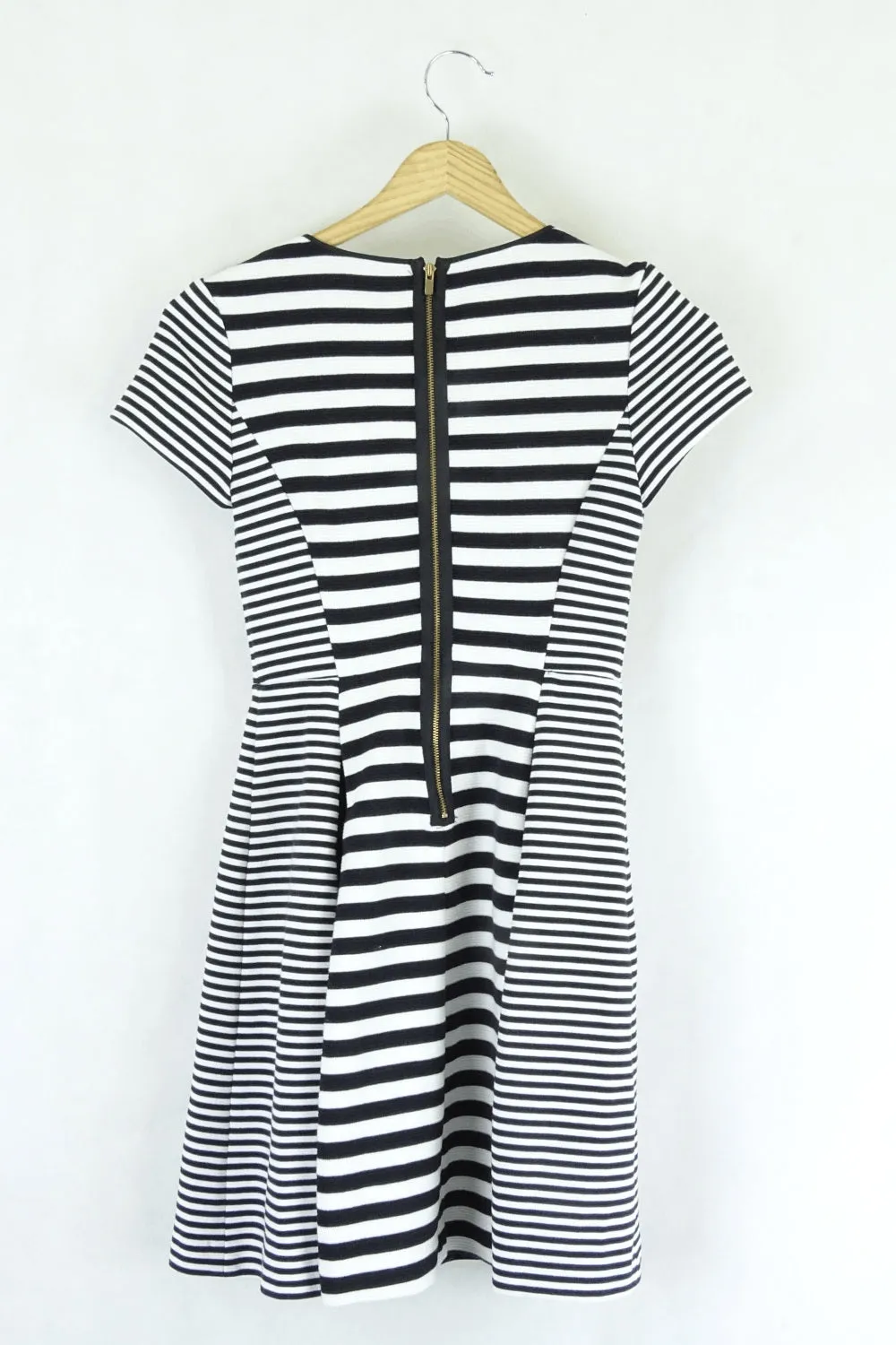 Banana Republic Black And White Dress Petite S
