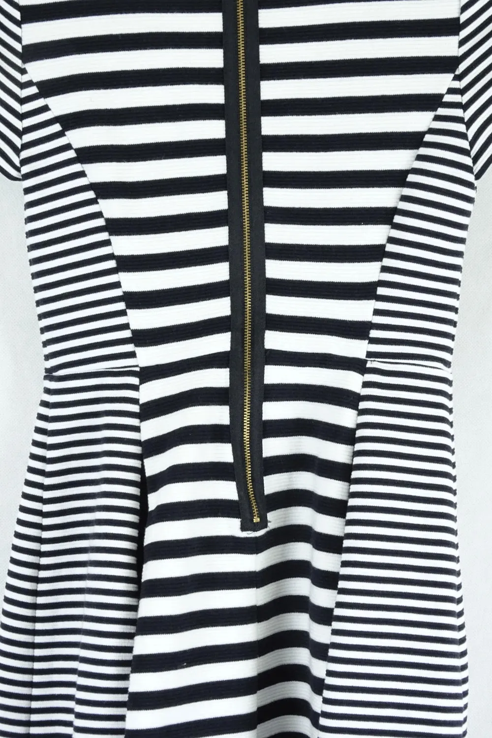 Banana Republic Black And White Dress Petite S