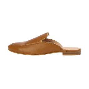BARBARA slip-on mule - cuoio