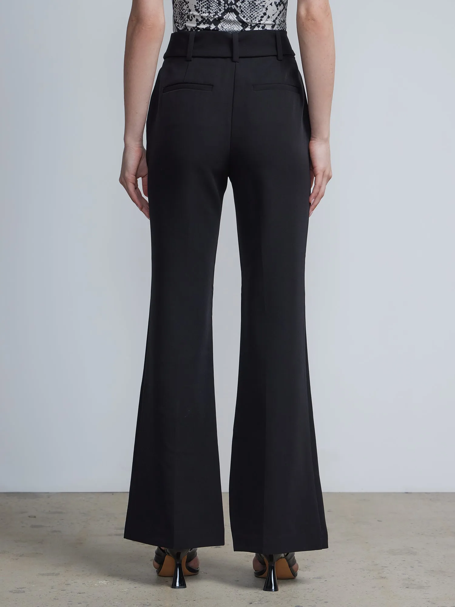 Belted Flare Pant