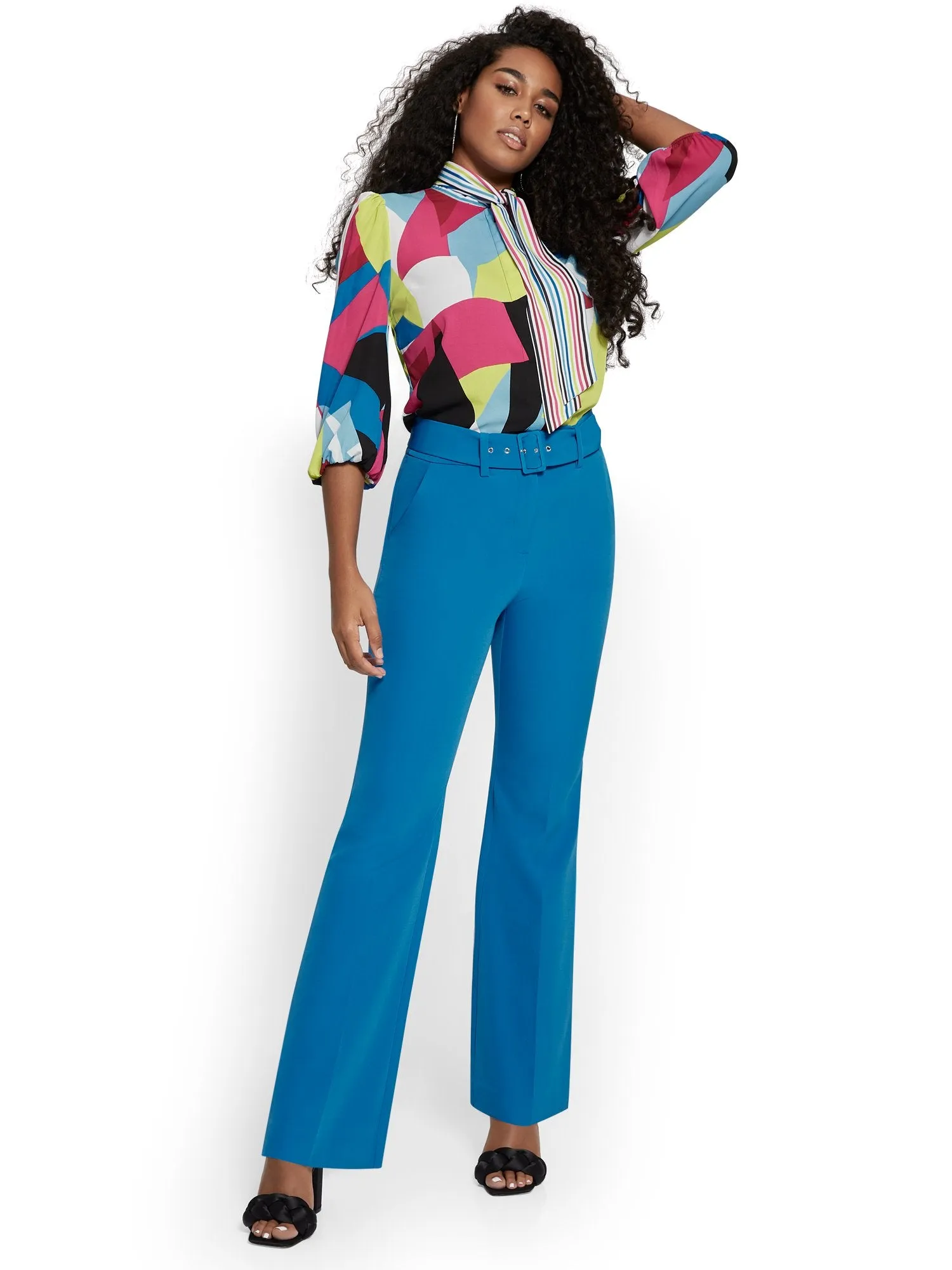 Belted Flare Pant