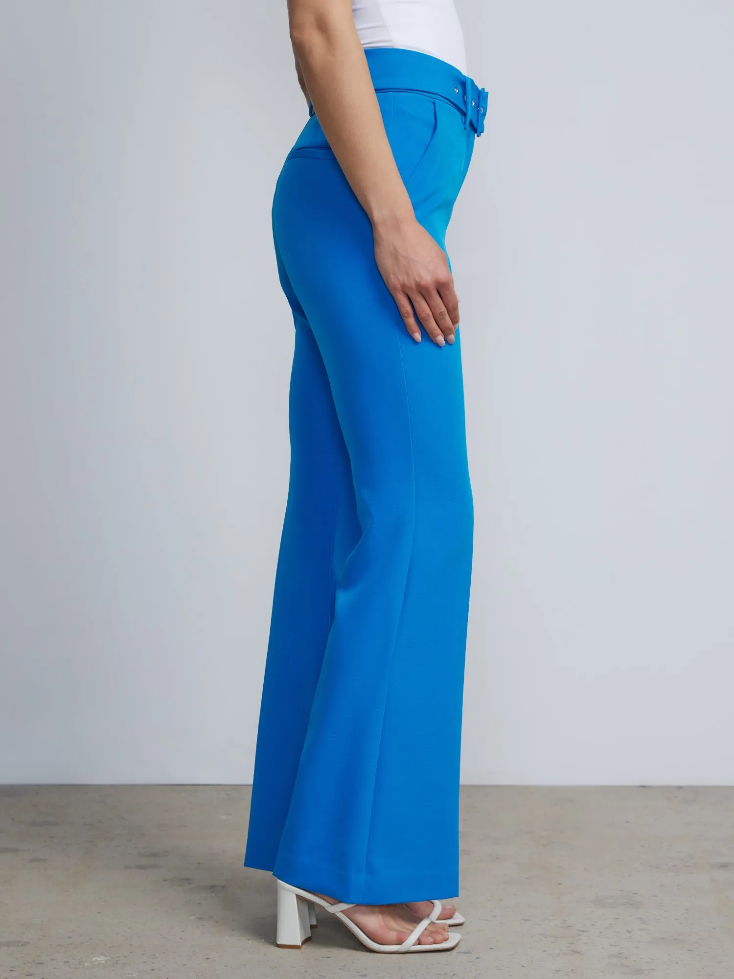 Belted Flare Pant