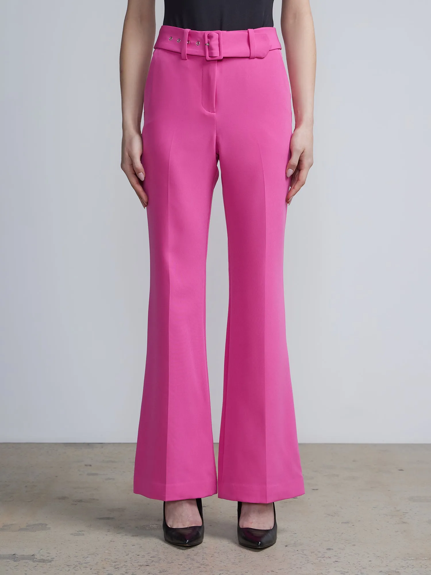 Belted Flare Pant