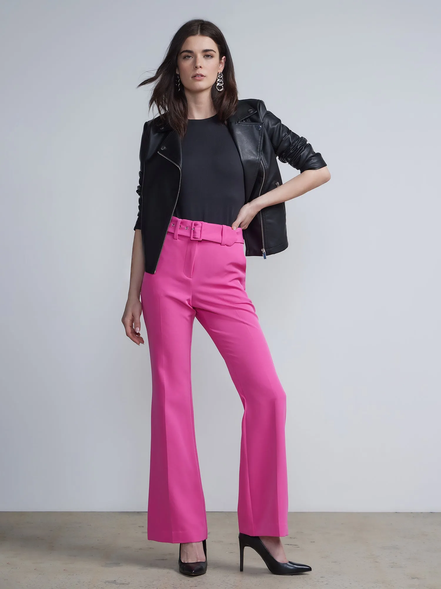Belted Flare Pant