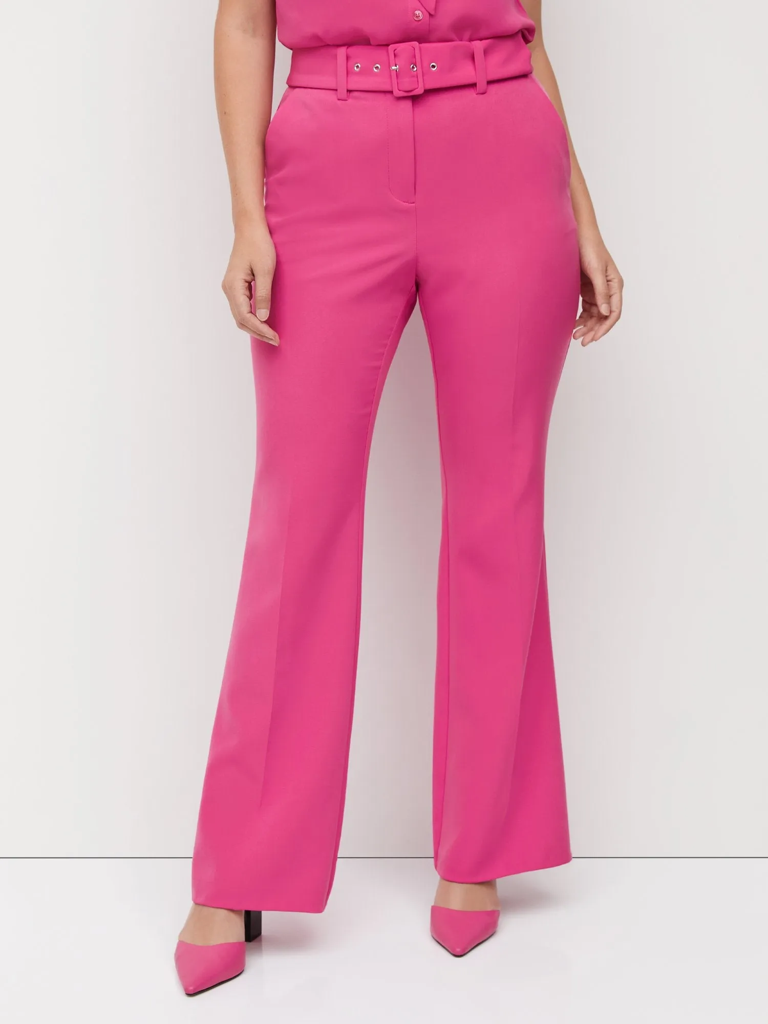 Belted Flare Pant