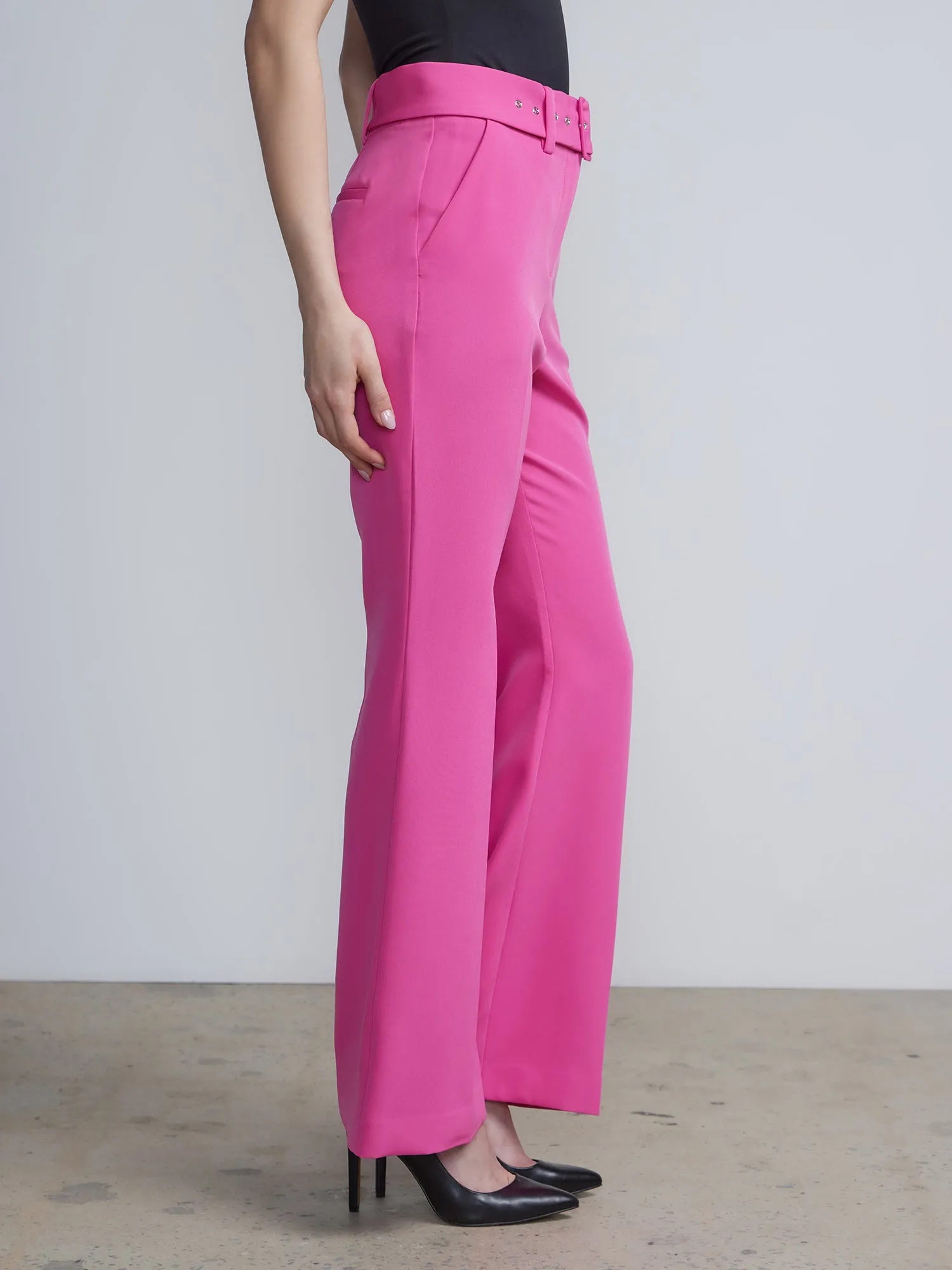 Belted Flare Pant