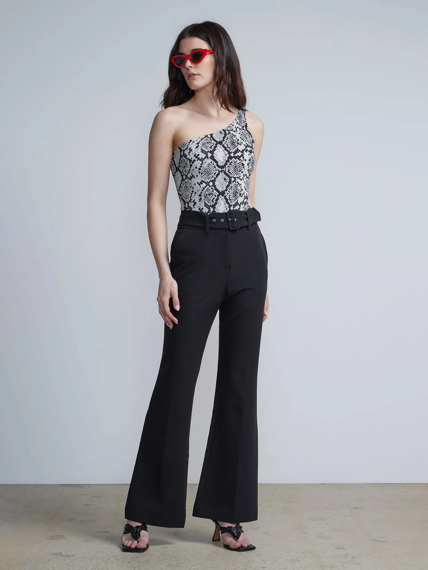 Belted Flare Pant