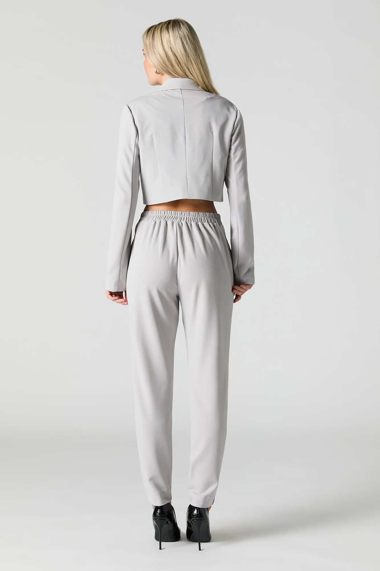 Belted Slim Dress Pant