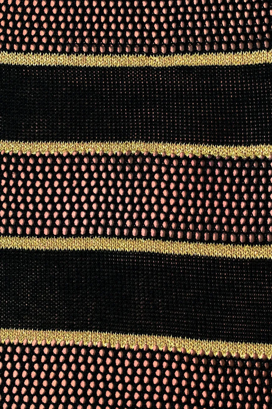 Black Carmen Knit Dress