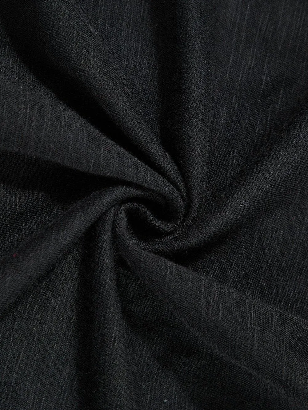 Black Knit Maxi Dress with Unique Seams