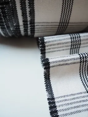 Black   White Check Handloom Cotton
