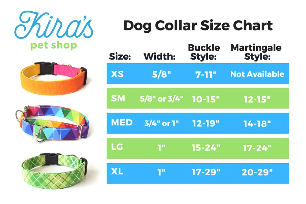 Blue Menorah Hanukkah Dog Collar