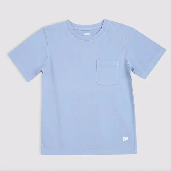 Blue Pocket Tee