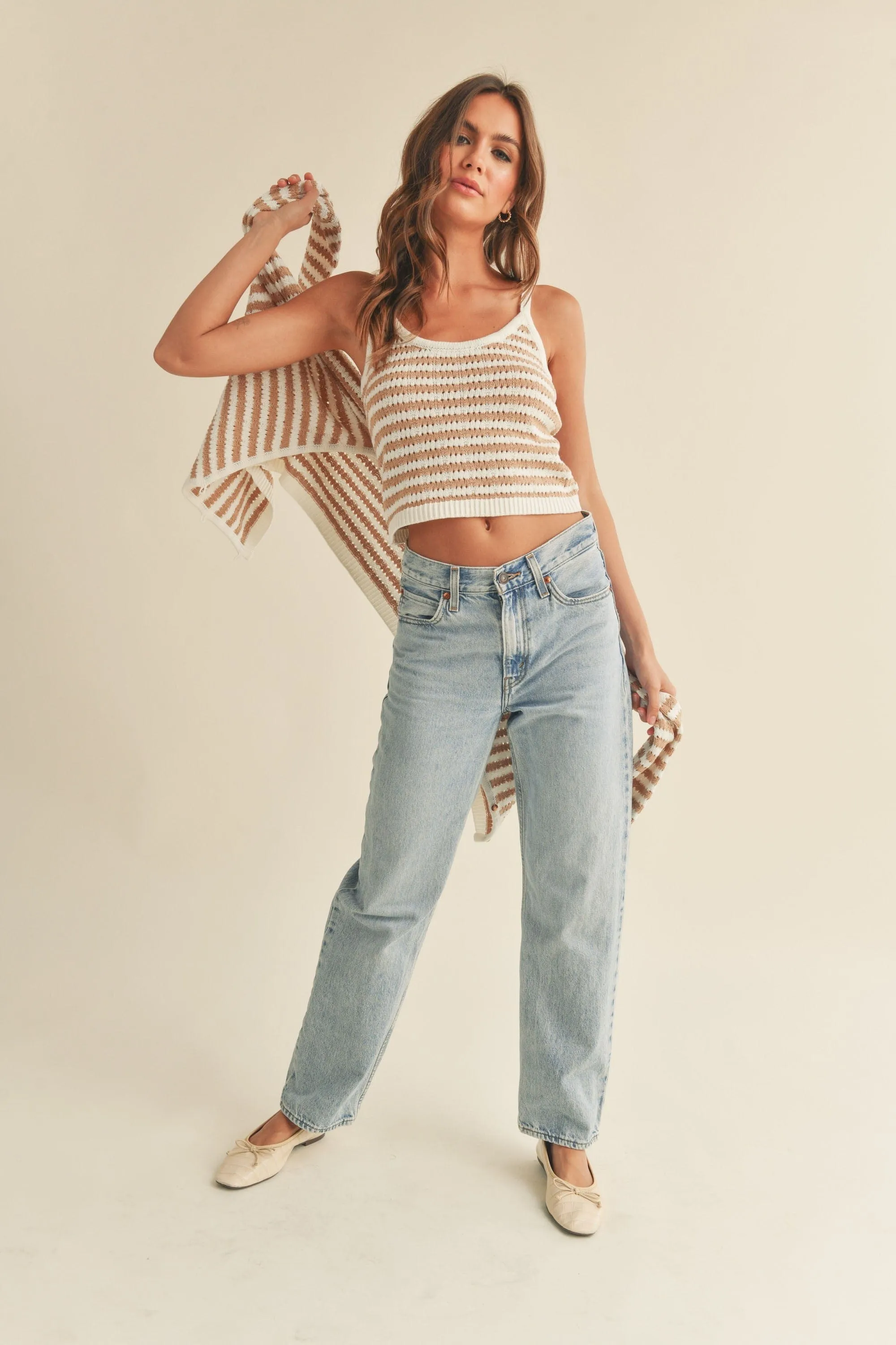 Bridgette Striped Tank