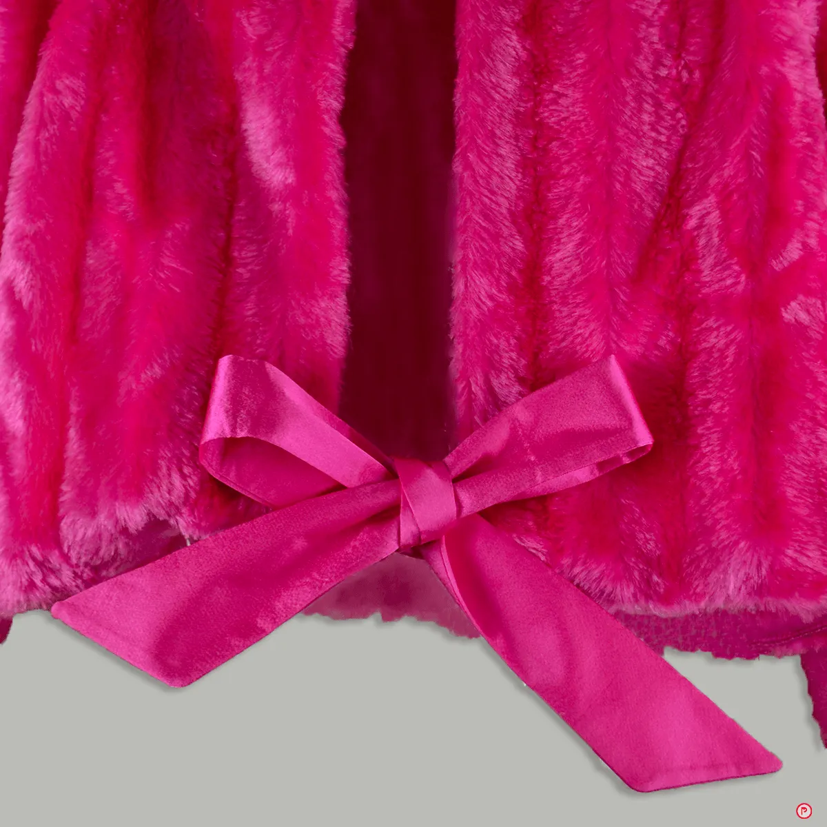 Bright Pink Fur Shrug