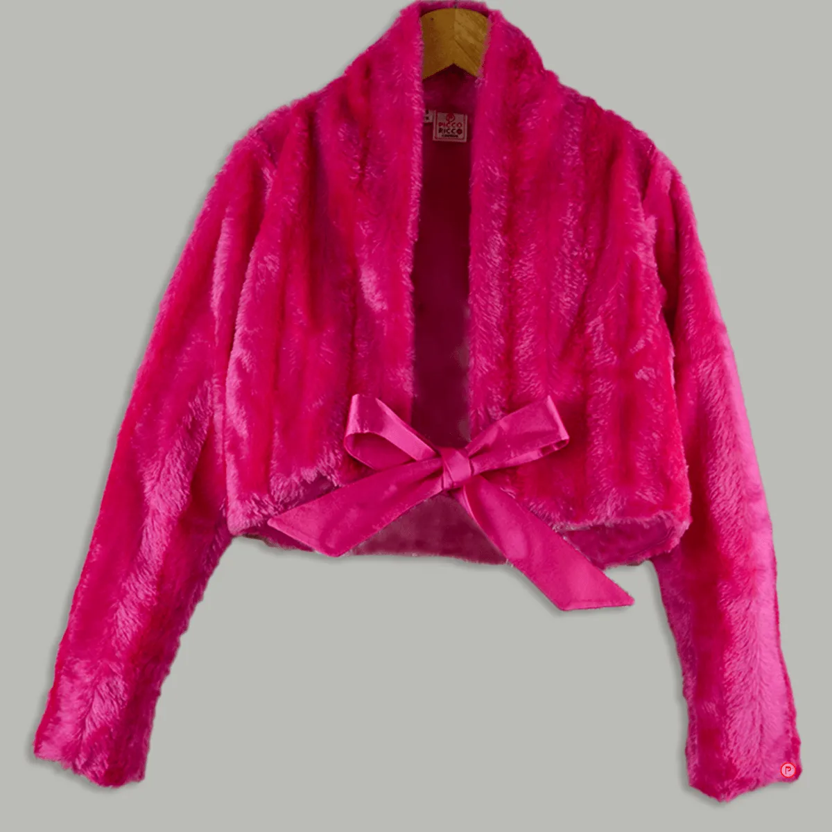 Bright Pink Fur Shrug