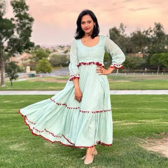 Bunaai Mia Magnolia Cotton Dress