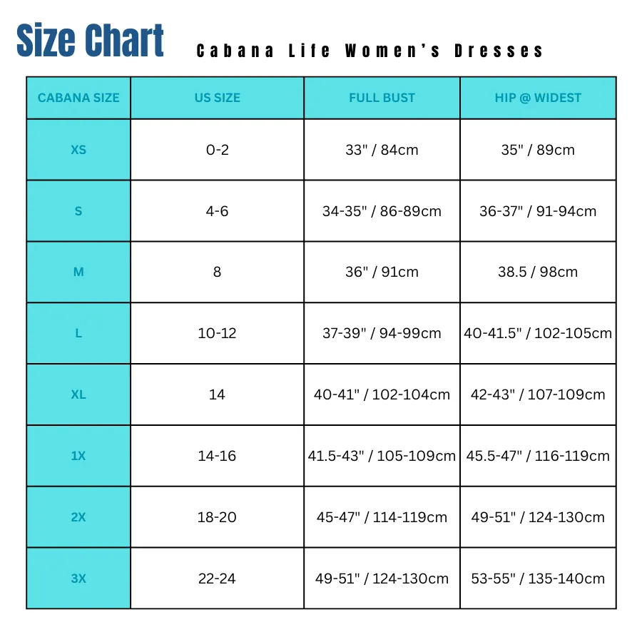 Cabana Life Performance Long Sleeve Sport Zip Dress 865-AC-1018 - Amalfi Coast Aqua