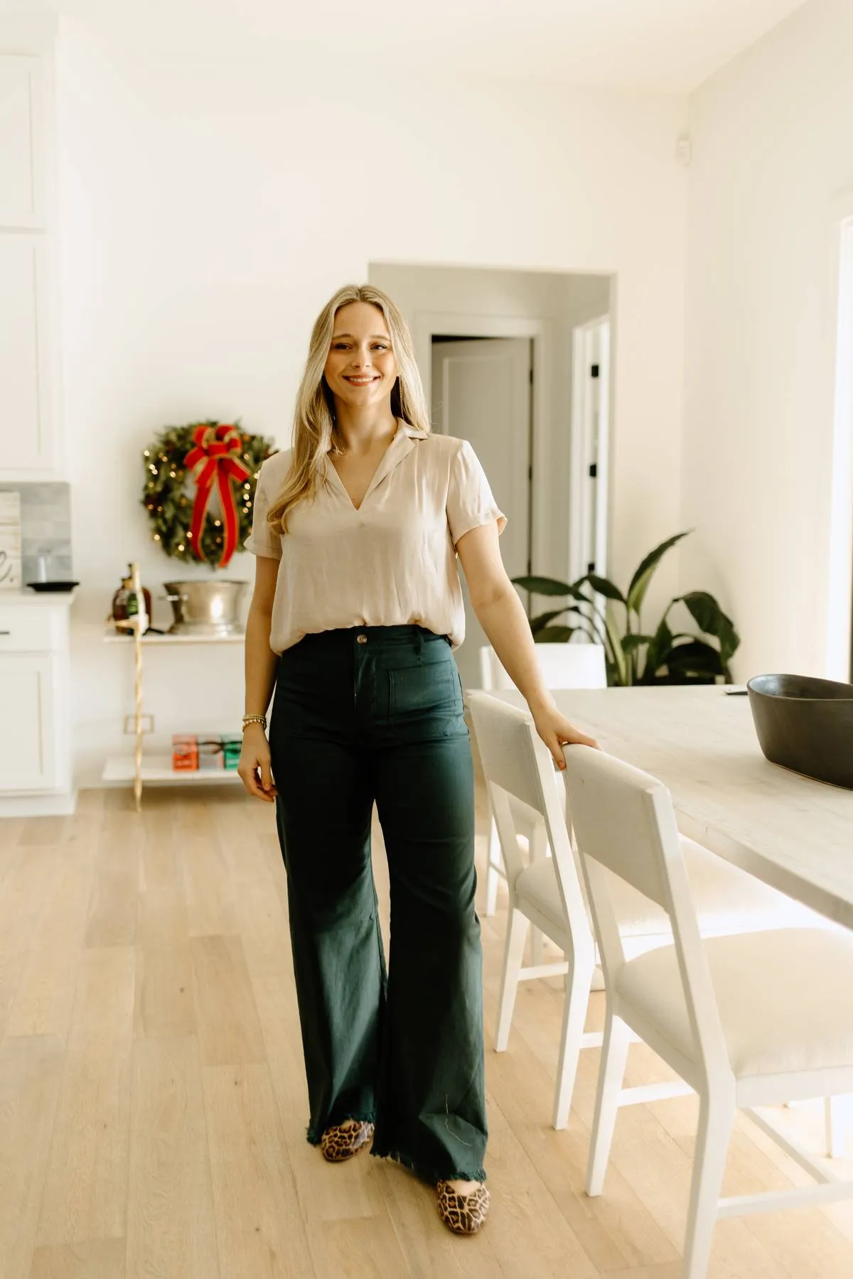 Carreta Flared Pants - Teal