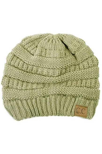 C.C. Beanies Cable Knit Classic Hat