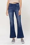 CELLO MID RISE PETITE FLARE JEANS