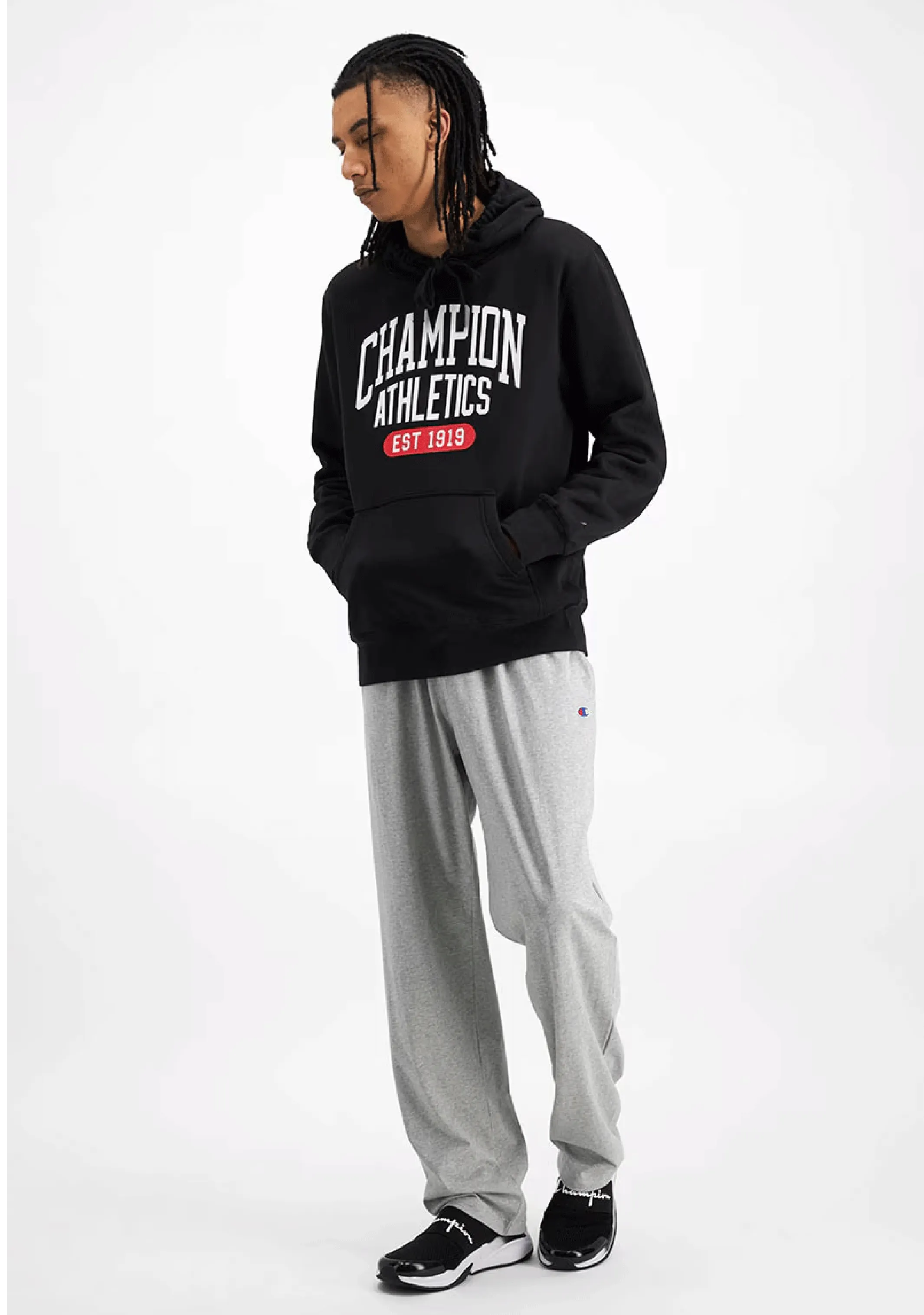 Champion Mens Graphic Print Hoodie <BR> AV8PN 0DF