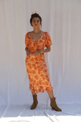 Clay Electro Floral Daisy Circle Dress