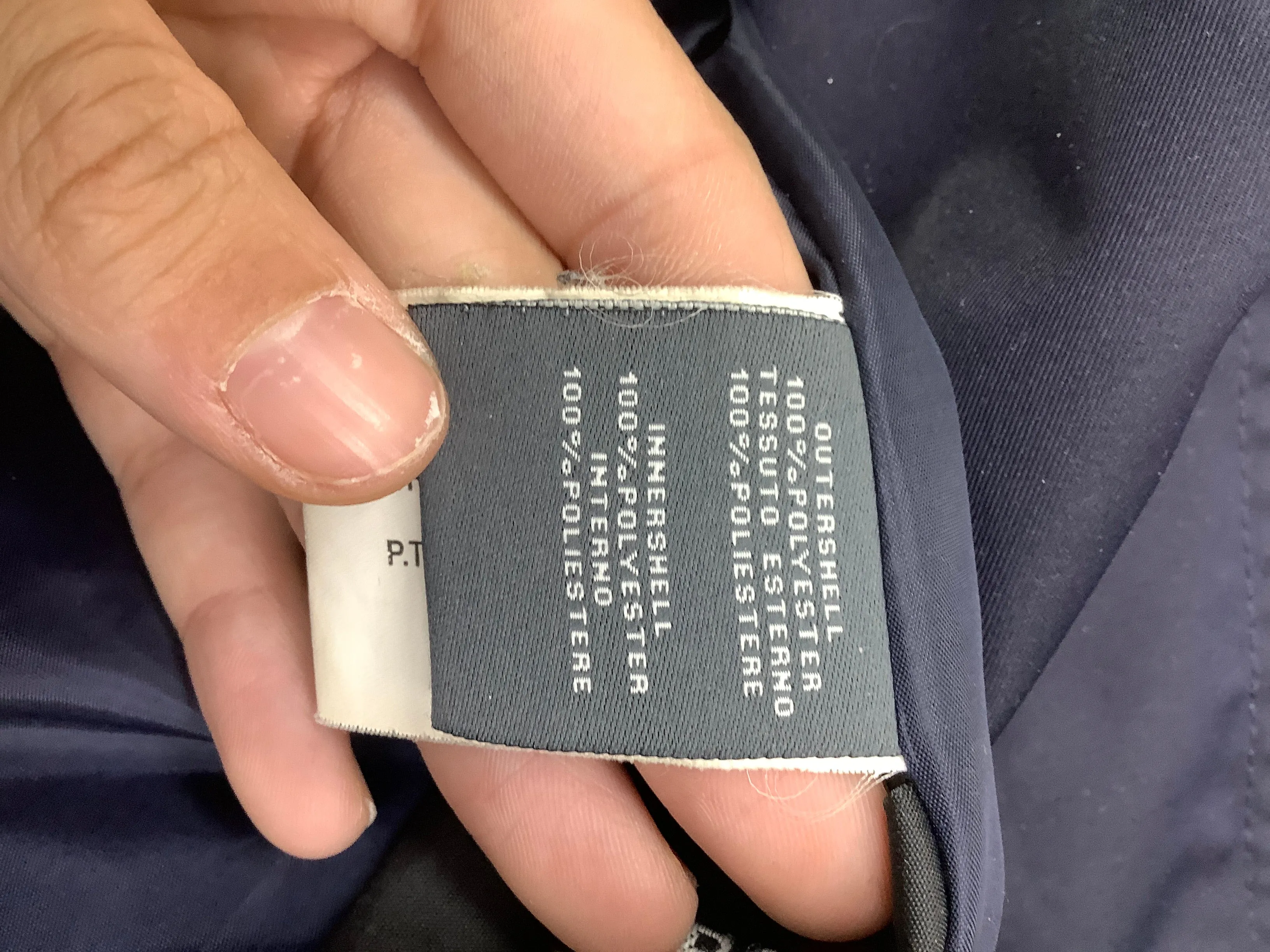 Coat Trench Coat By Clothes Mentor In Blue, Size: 12