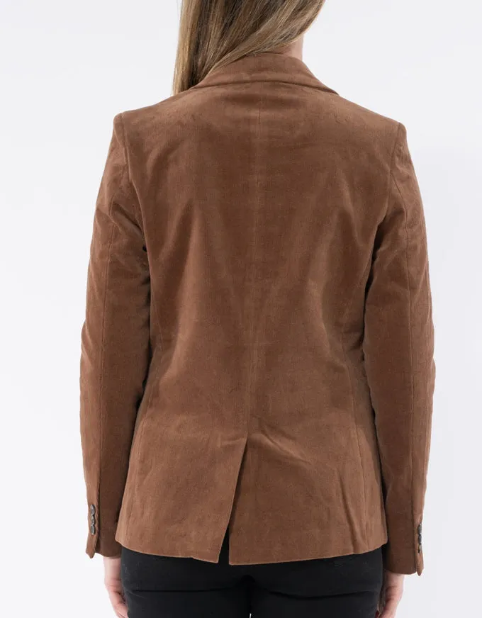 Cord Blazer Camel