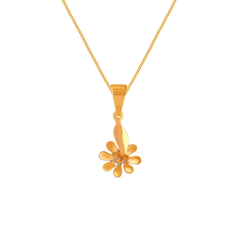 Dual Colour Floral Pendant