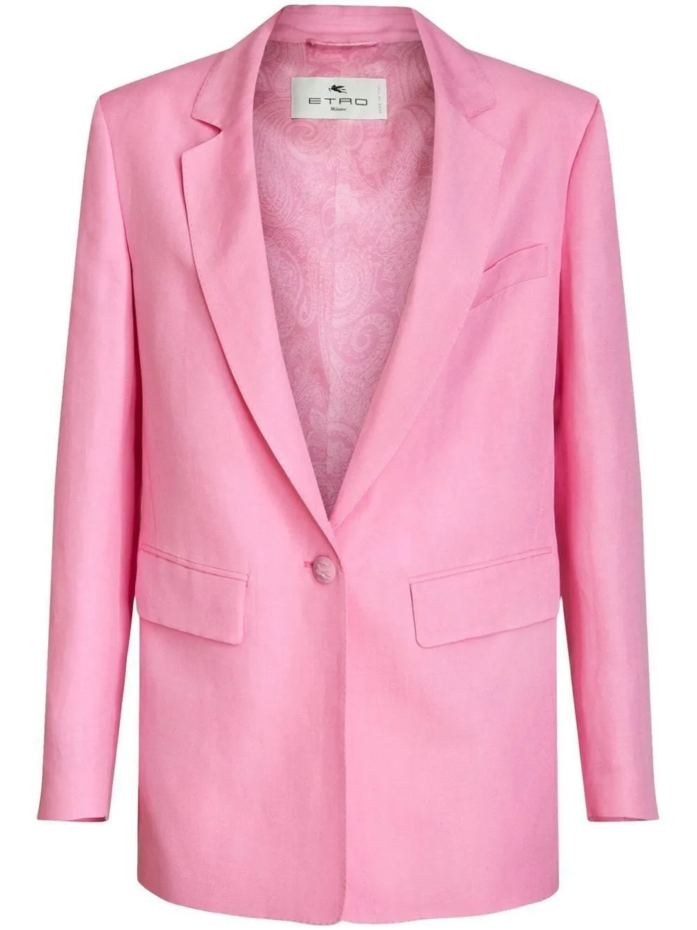 ETRO Tailored Linen and Silk Blazer - SS23 Collection
