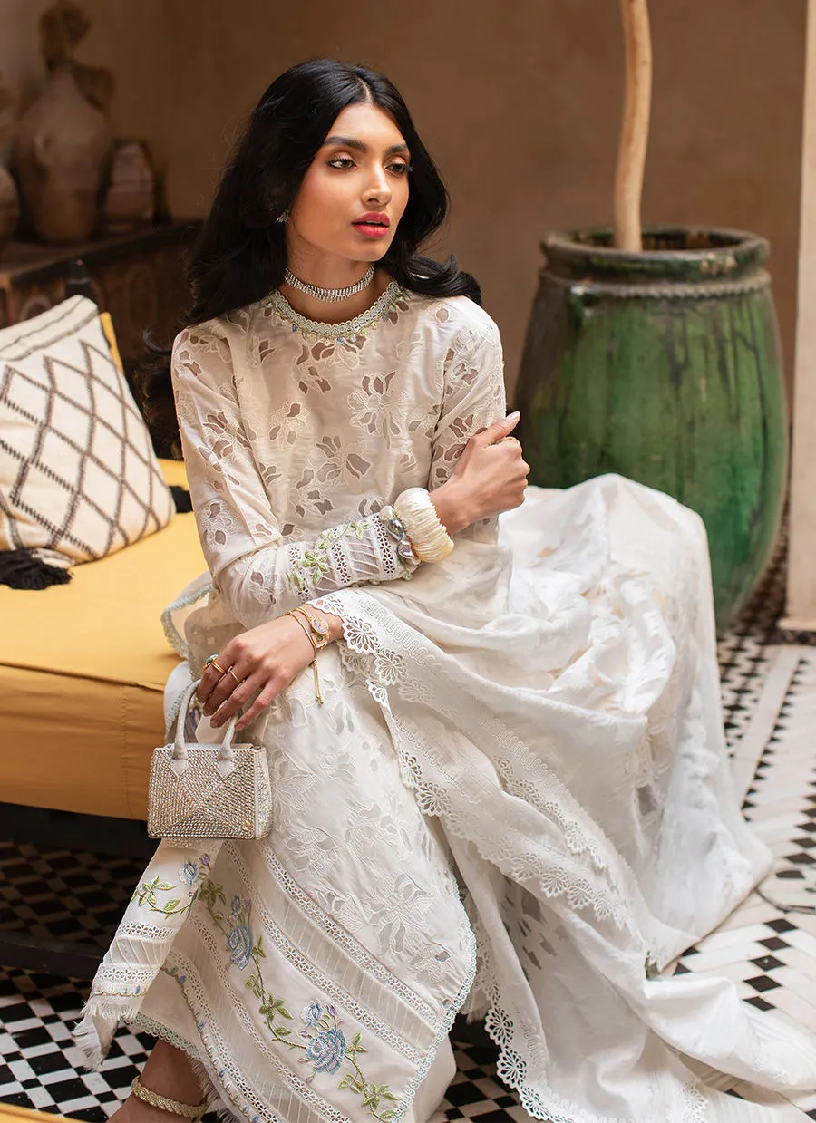 Farah Talib Aziz Luxury Lawn Collection 2023 – Ourika Ivory