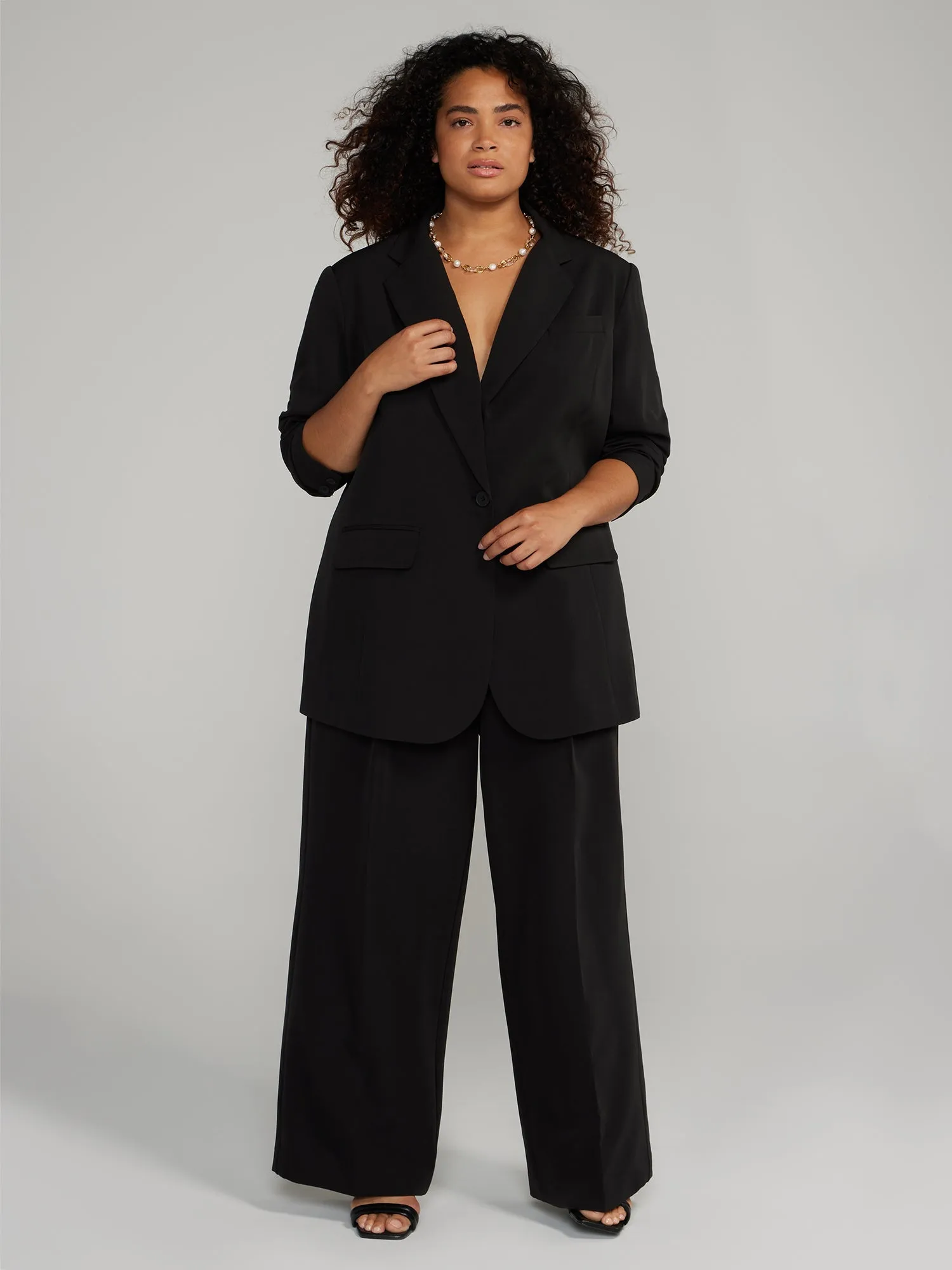 Fashion To Figure - Single Breasted Blazer
