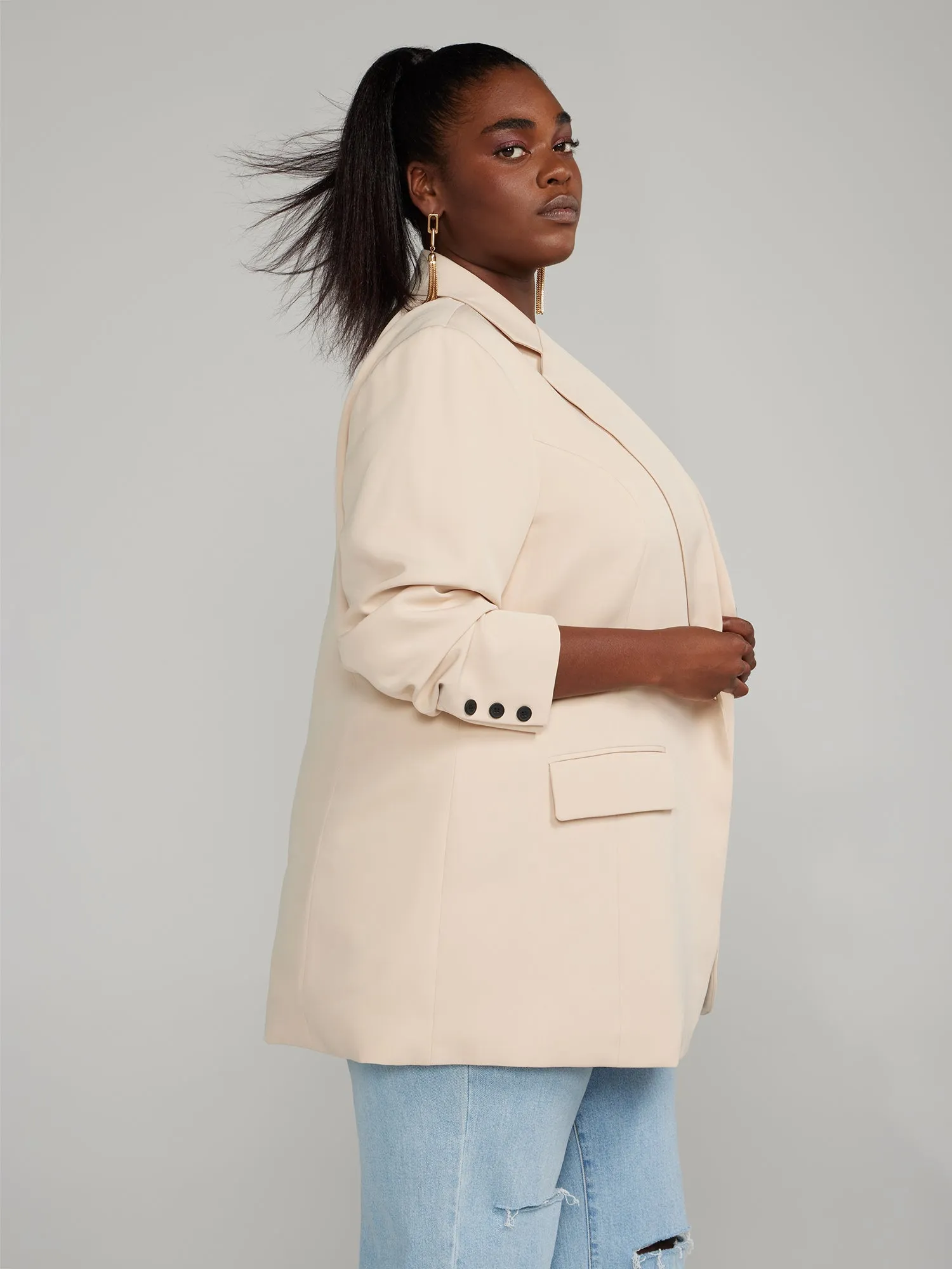 Fashion To Figure - Single Breasted Blazer