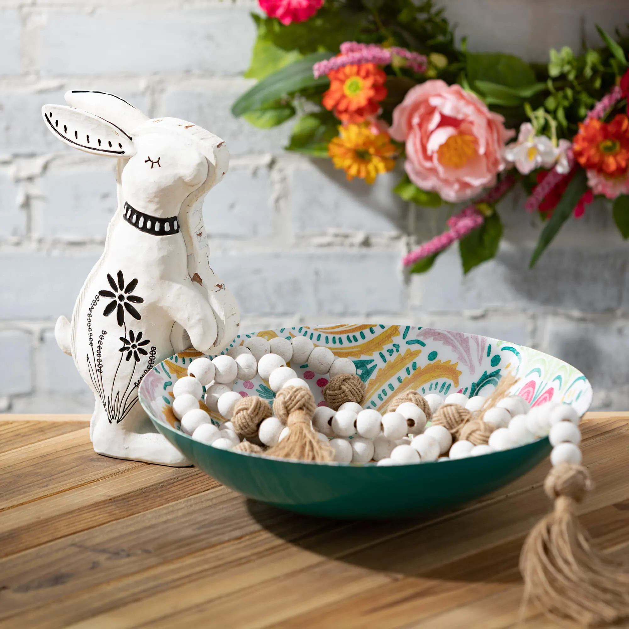 Floral Colorful Serving Bowls
