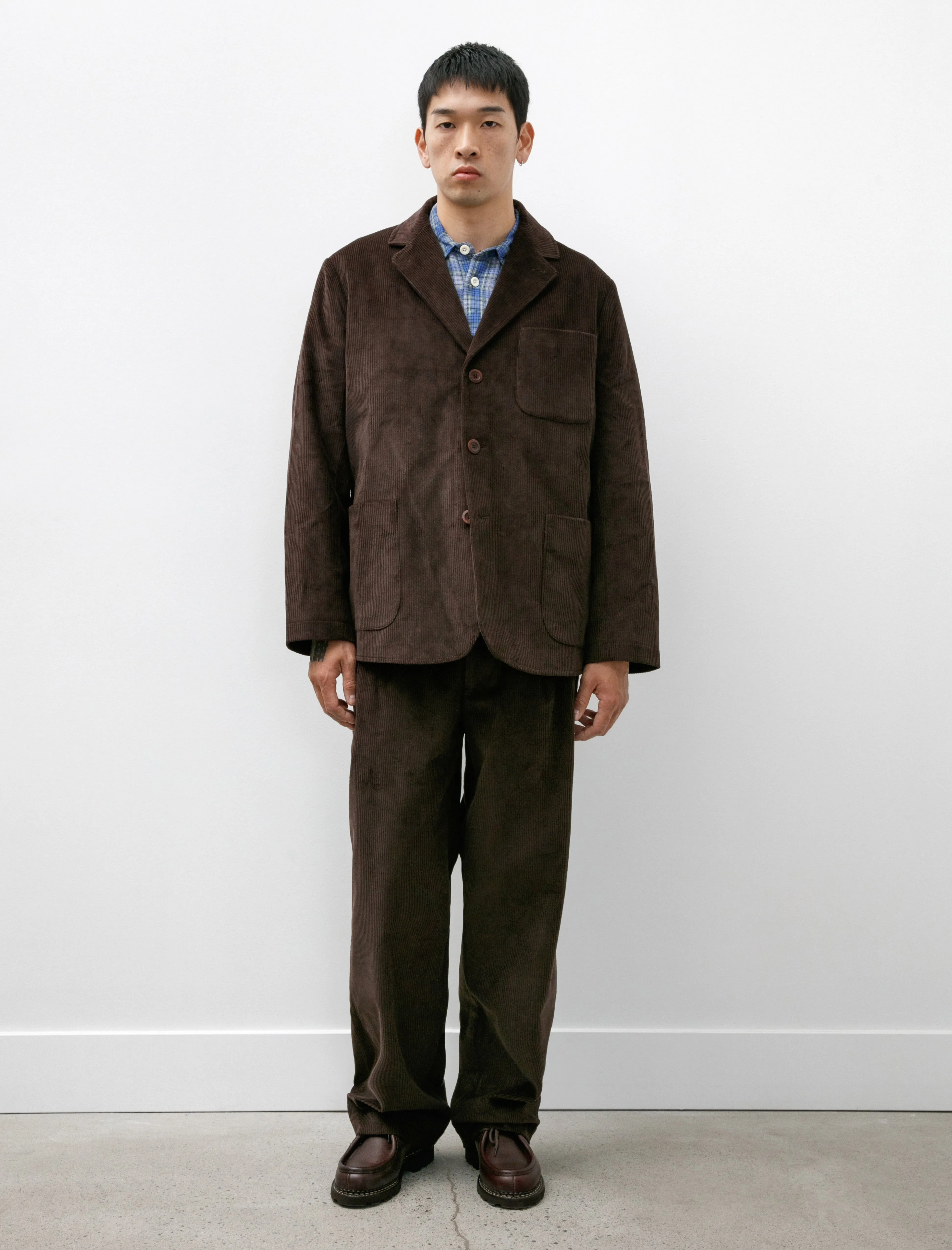 Gardening Blazer Brown Corduroy